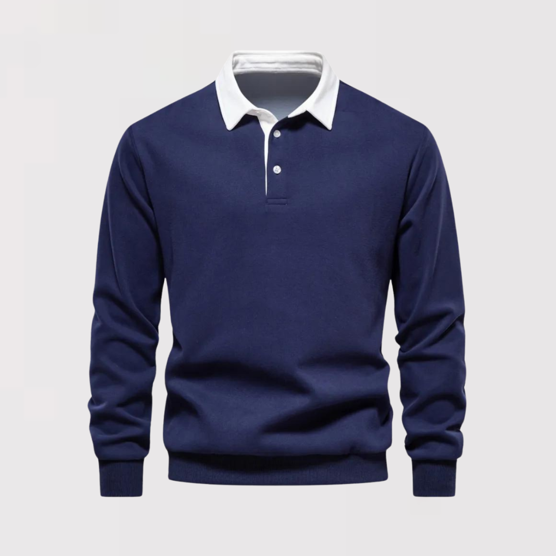 CRAFT | Cotton Long Sleeve Polo