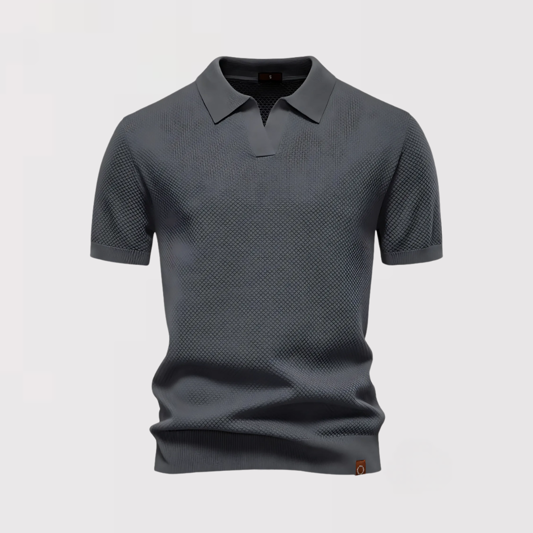 Caliso|Luxurious Buttonless Polo