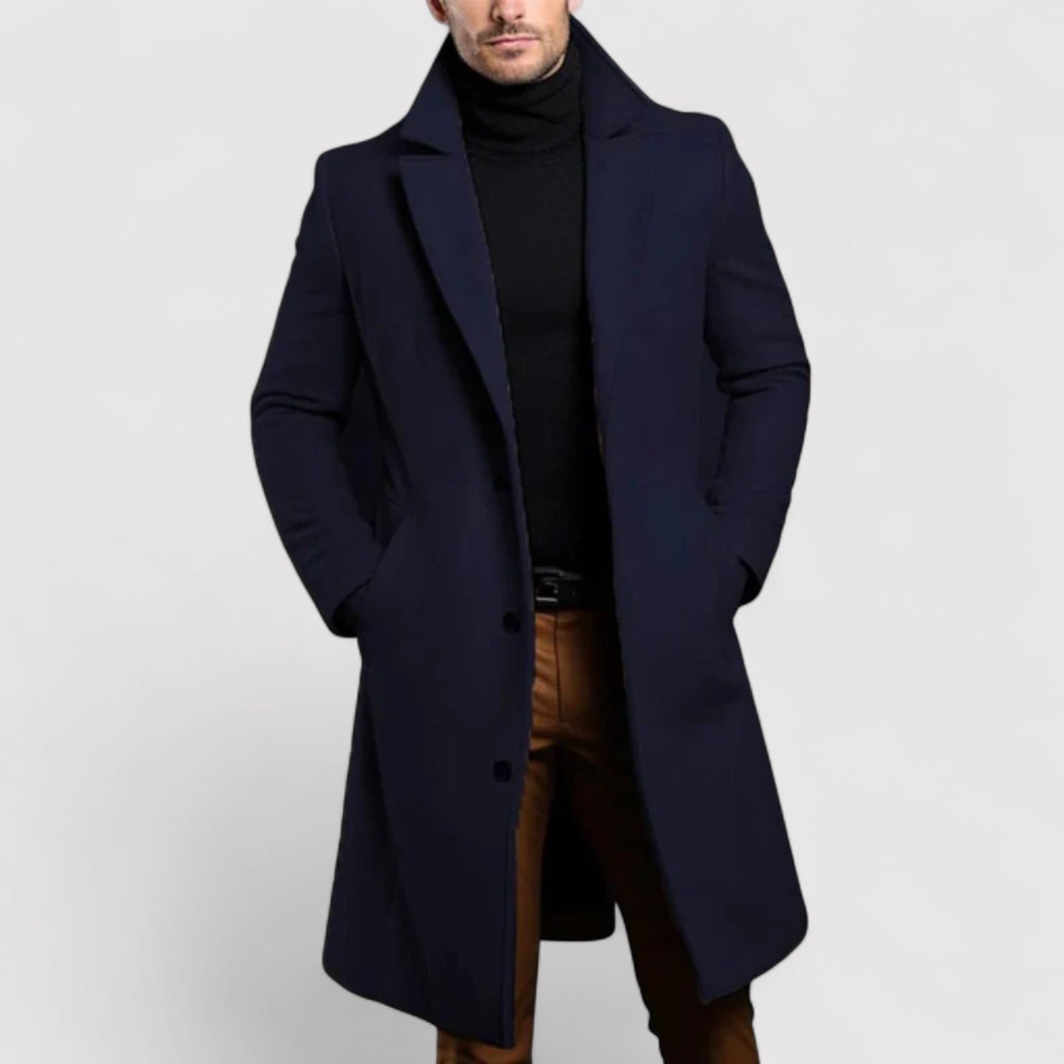 MULACH | Elegant wool long coat
