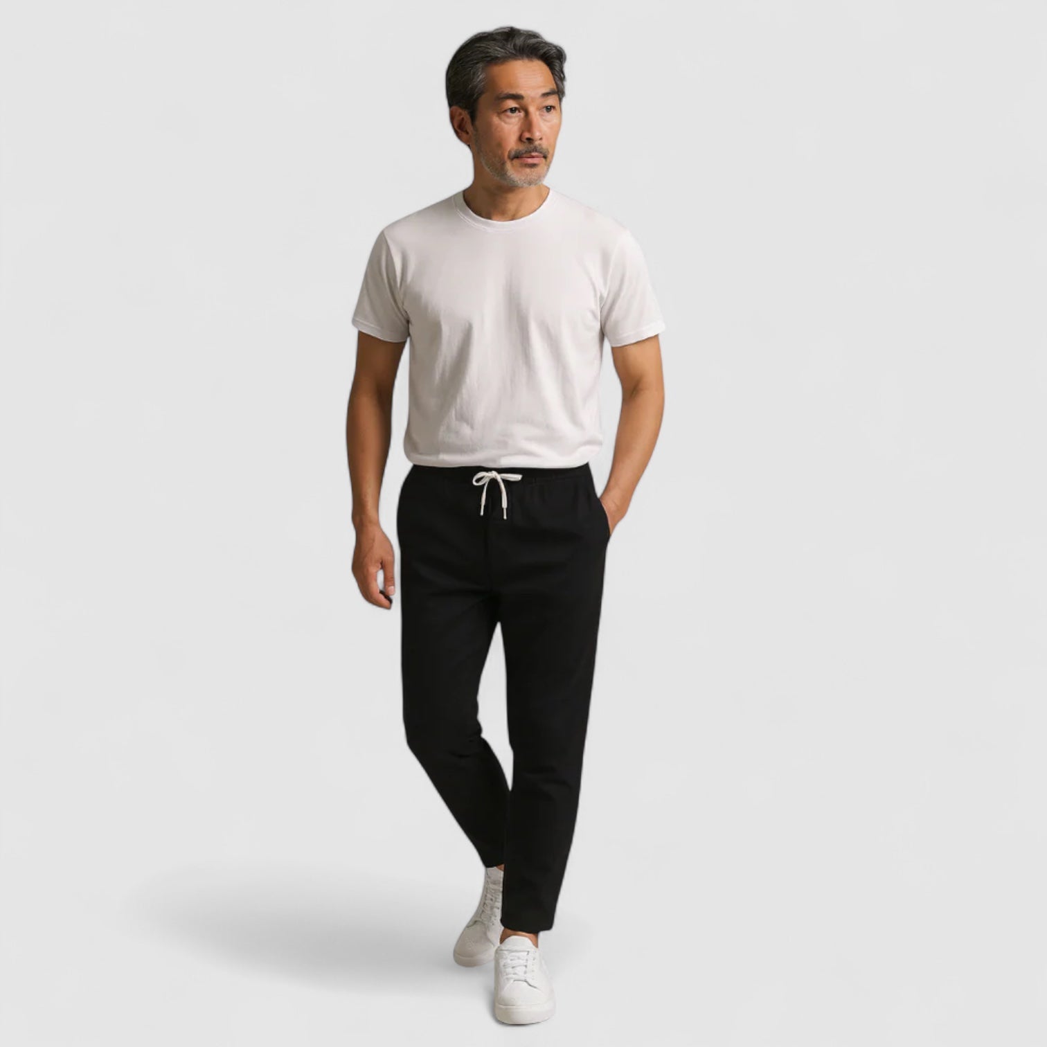 SARAMARU | 편안한 조절 바지