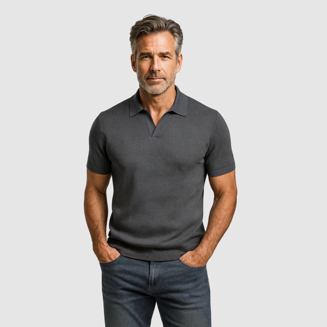 Caliso｜Luxurious Buttonless Polo