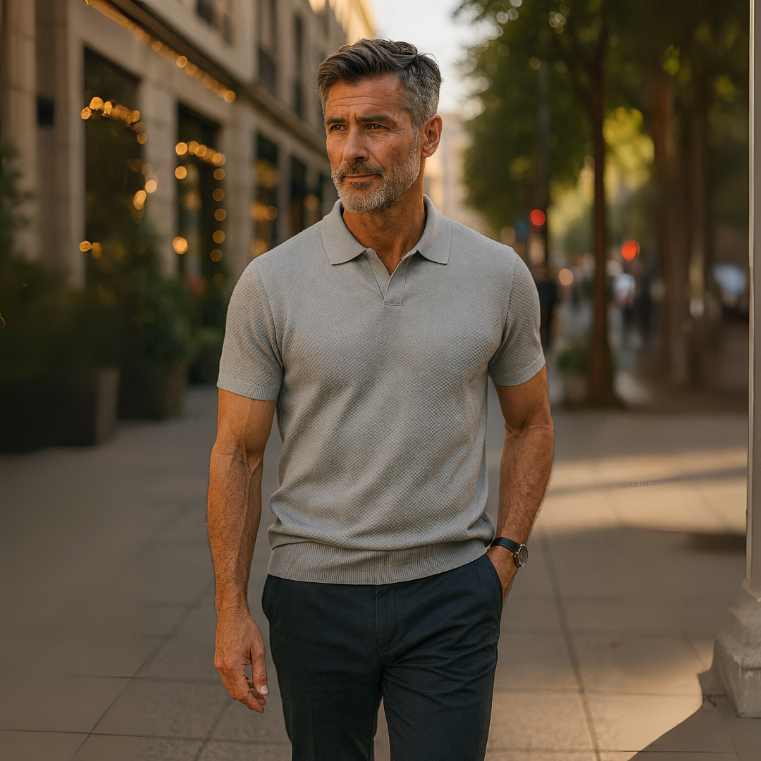 Caliso｜Luxurious Buttonless Polo