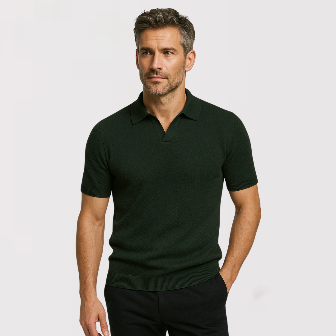 Caliso｜Luxurious Buttonless Polo