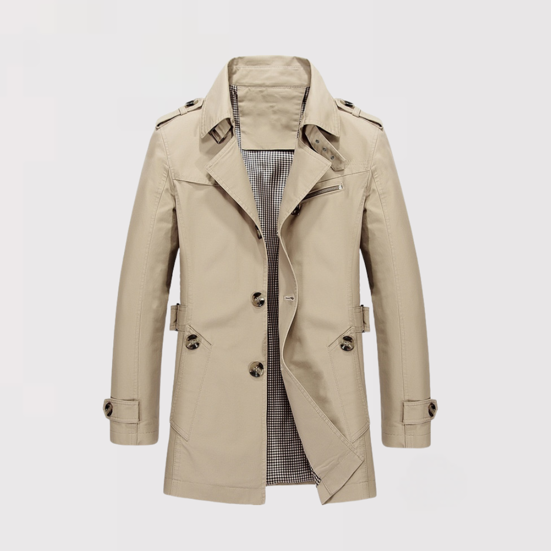 PIERRO | Cotton Trenchcoat