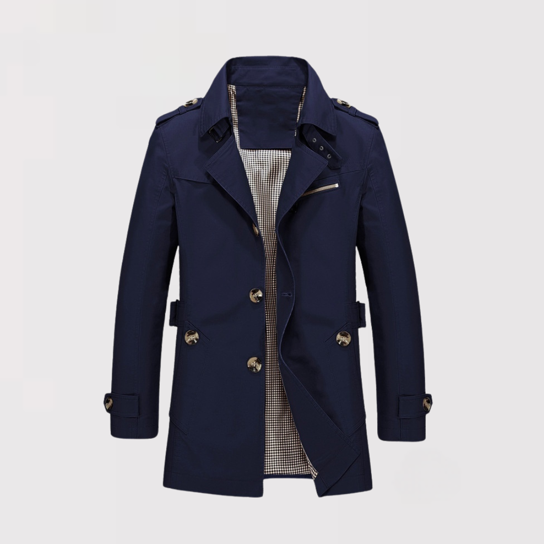 PIERRO | Cotton Trenchcoat