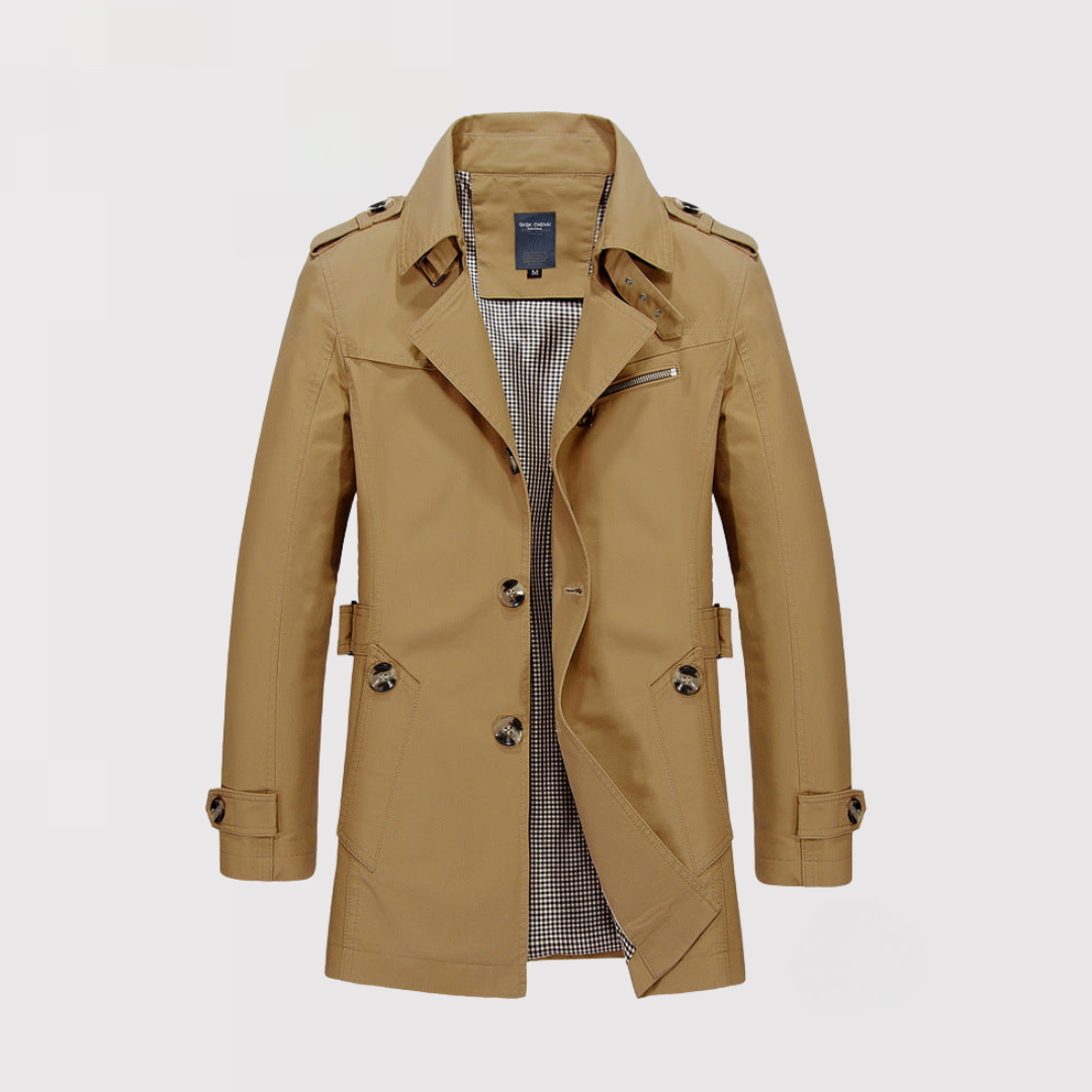 PIERRO | Cotton Trenchcoat