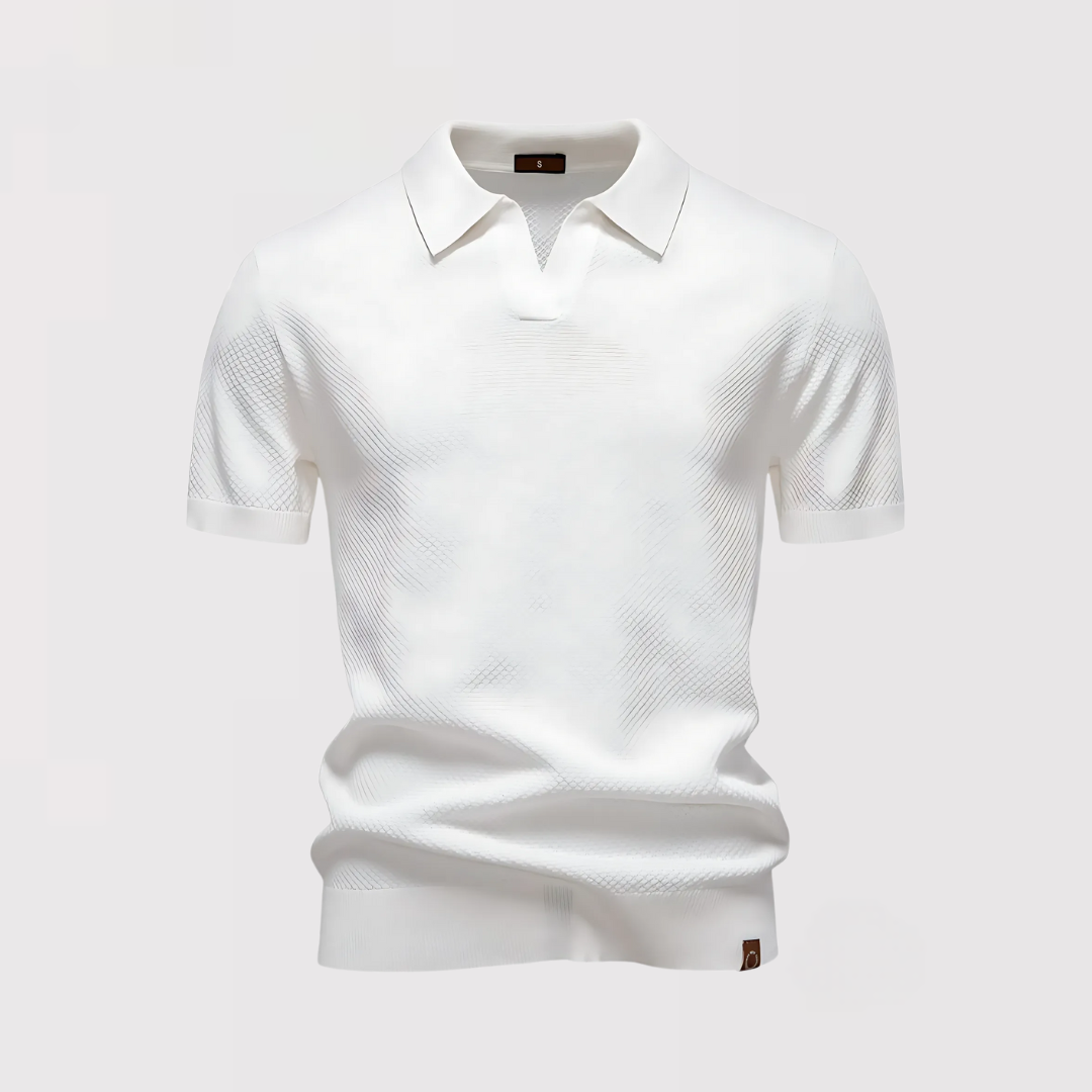 Caliso｜Luxurious Buttonless Polo