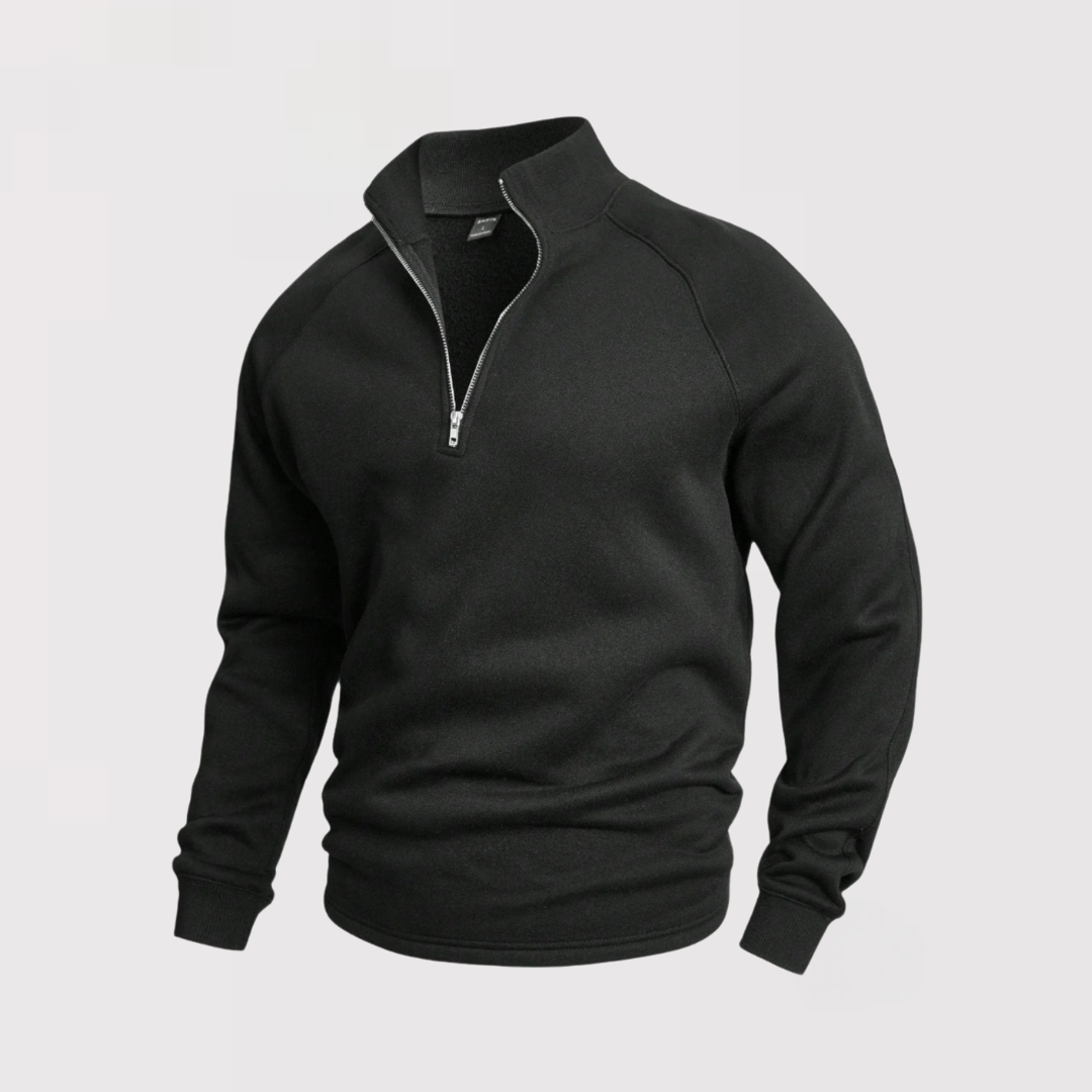 EMILIO | Lightweight Quarter Zip Sweater