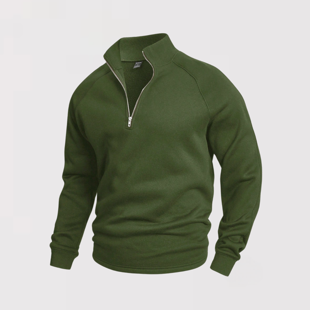 EMILIO | Lightweight Quarter Zip Sweater