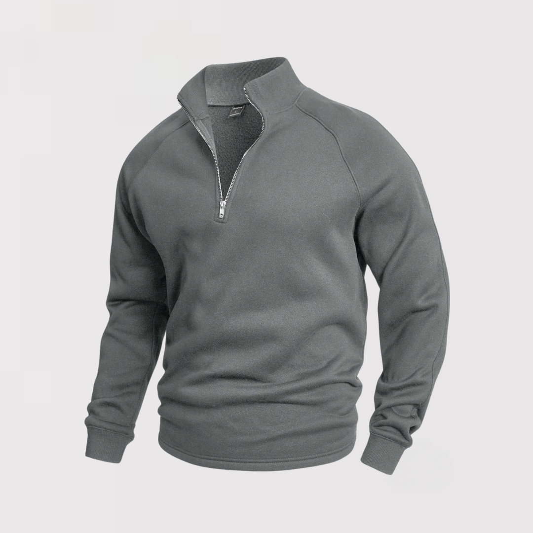 EMILIO | Lightweight Quarter Zip Sweater