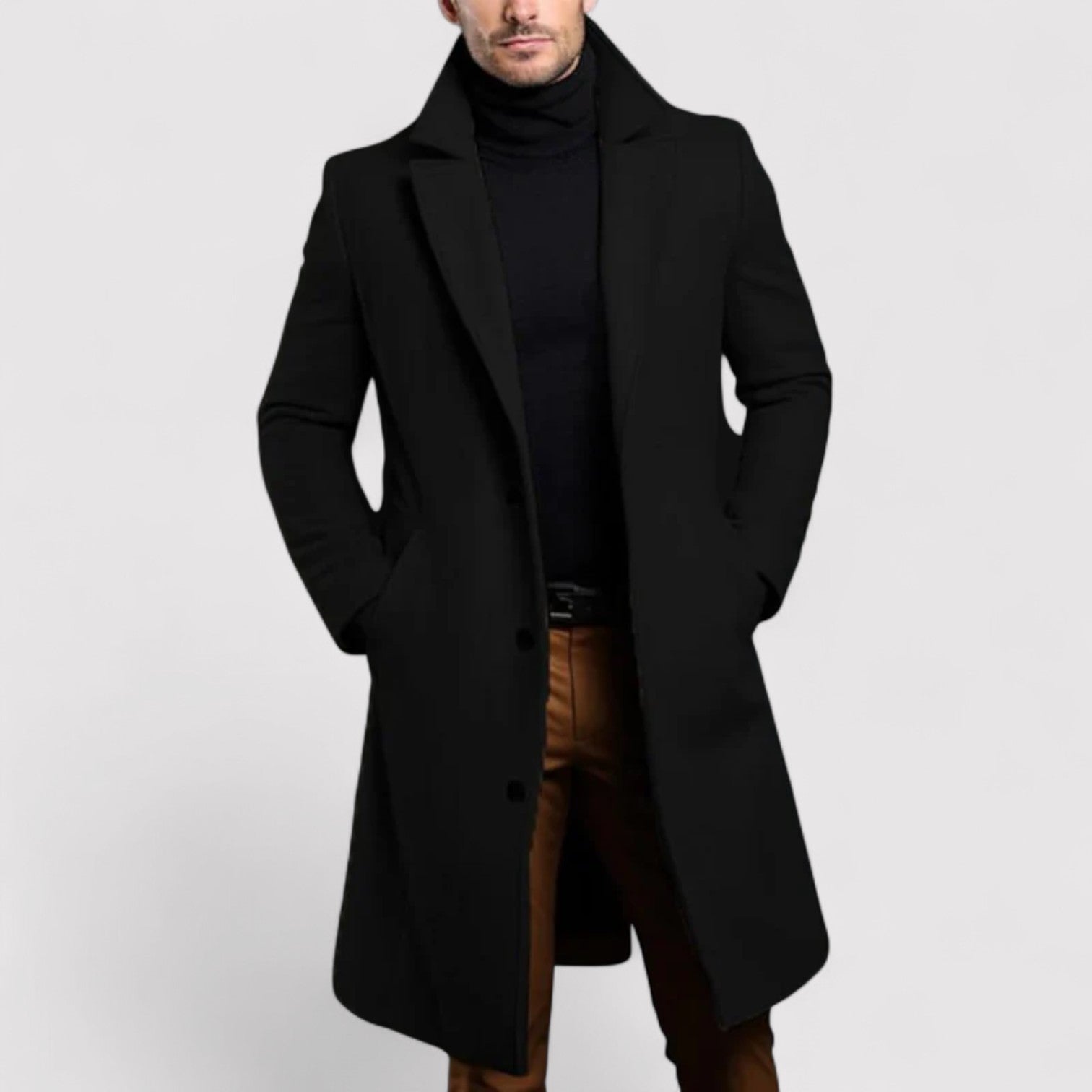 MULACH | Elegant wool long coat