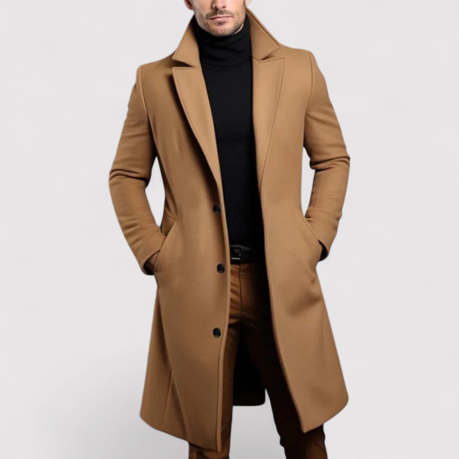 MULACH | Elegant wool long coat