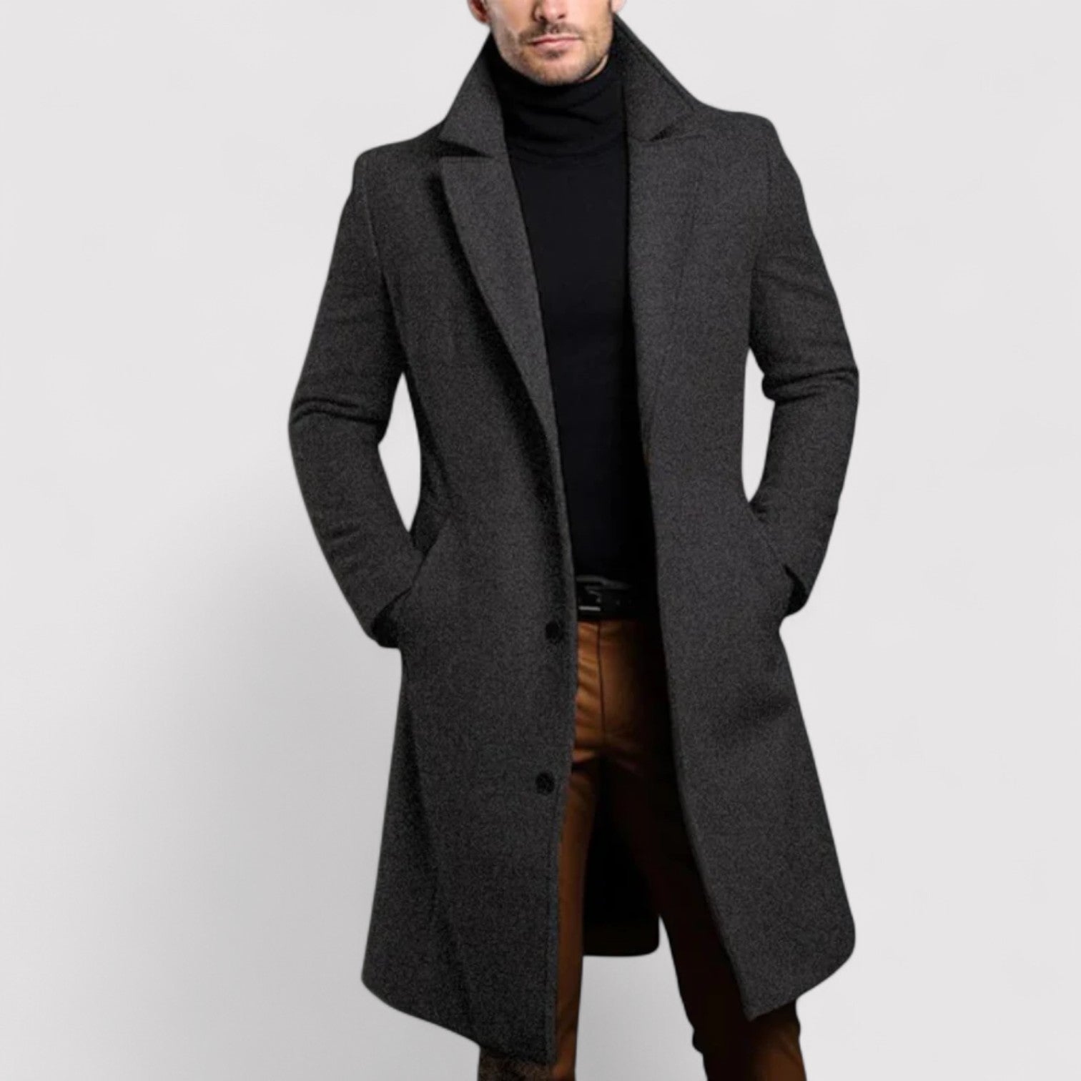 MULACH | Elegant wool long coat